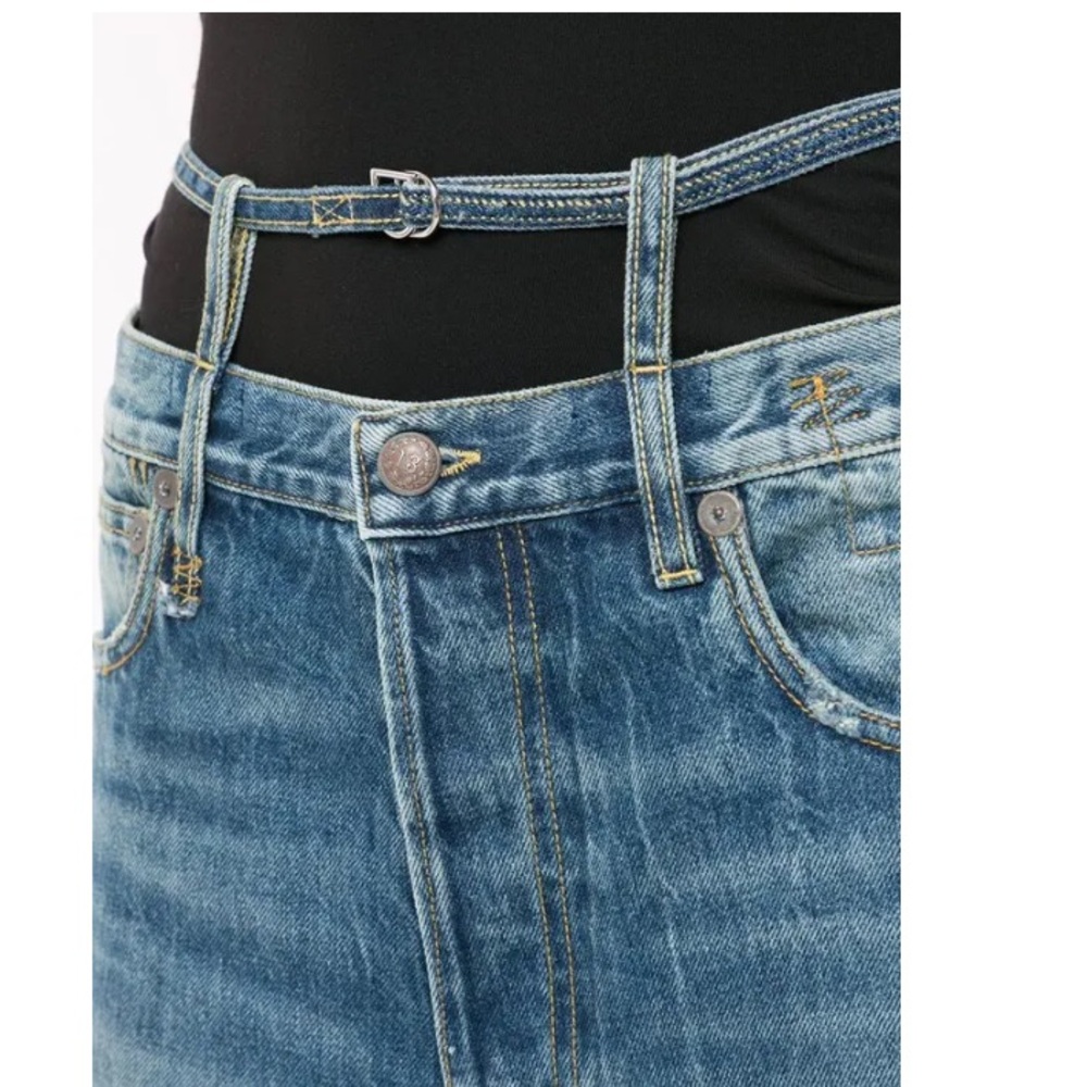 NWT R13 Ollie Straight Leg Jeans Size 26 - Picture 4 of 14